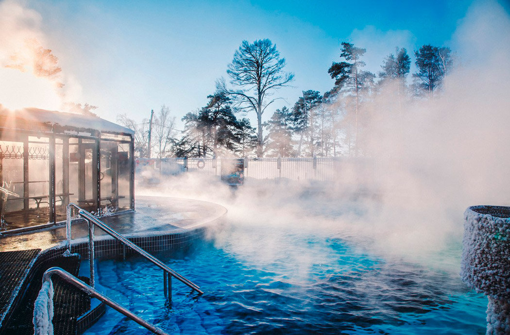 Горячие источники в Сибири