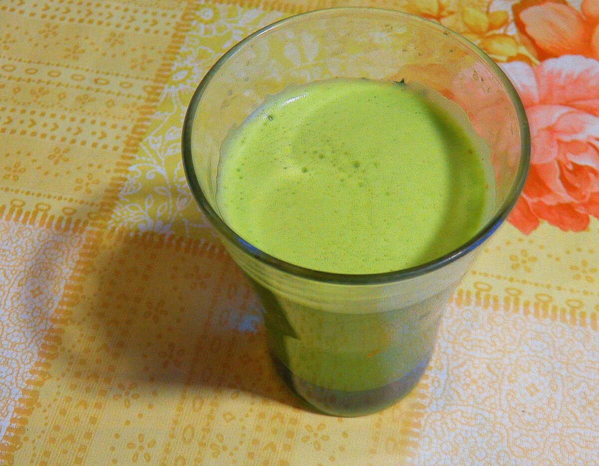 Хлорофилловый коктейль для очищения кровей!