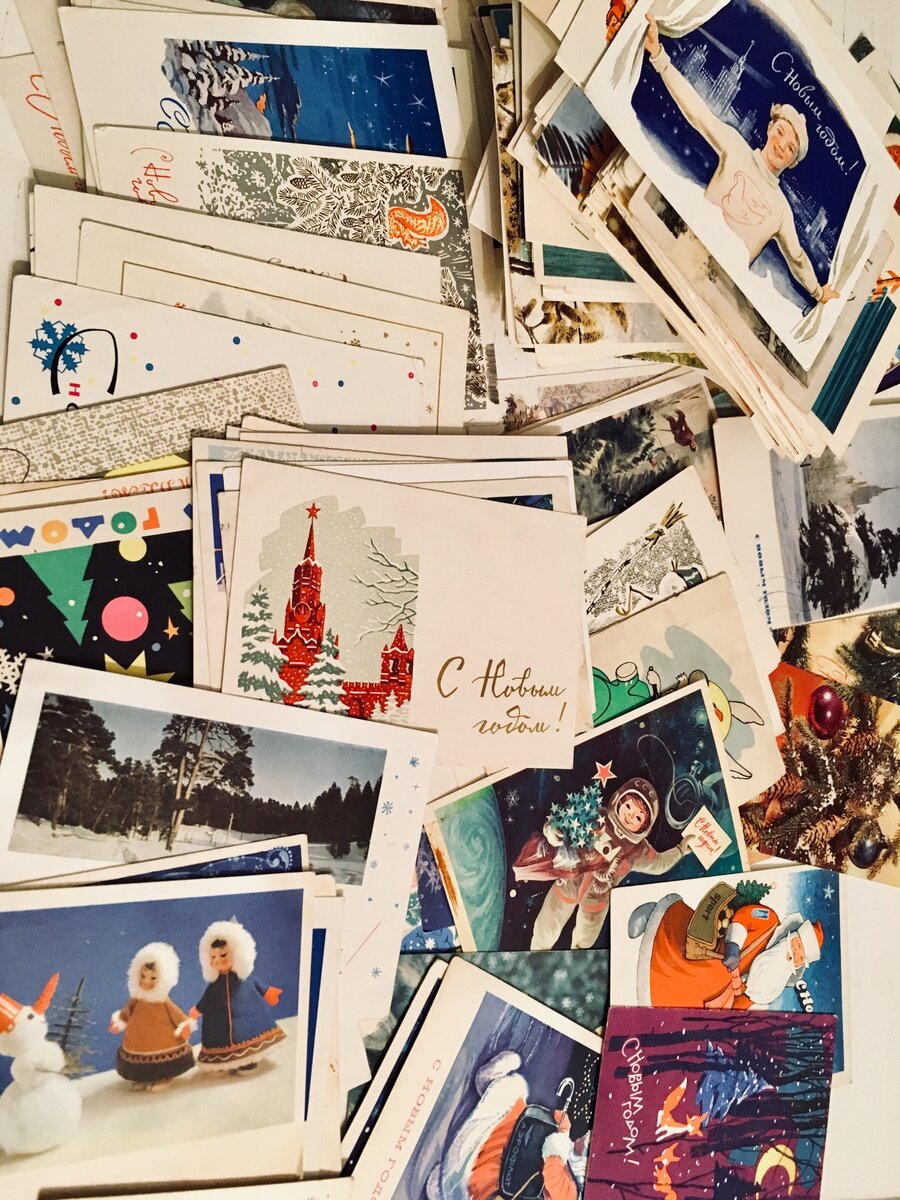 Новогодние открытки из СССР - редкие, удивительные и нестандартные | Будни  жены коллекционера | Дзен
