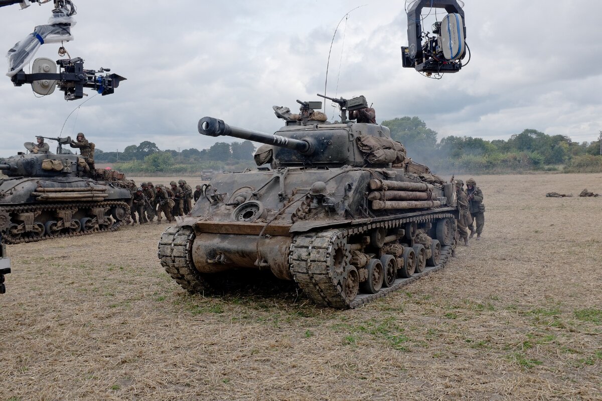 Sherman M4 со съёмок "Ярость"