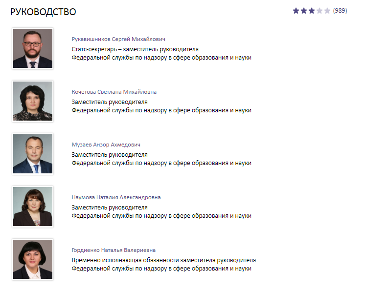 пять замов, а руководителя нету
