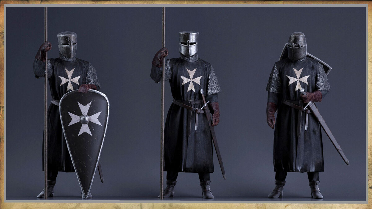 Пример рыцаря госпитальера. Фото взято из интернета.