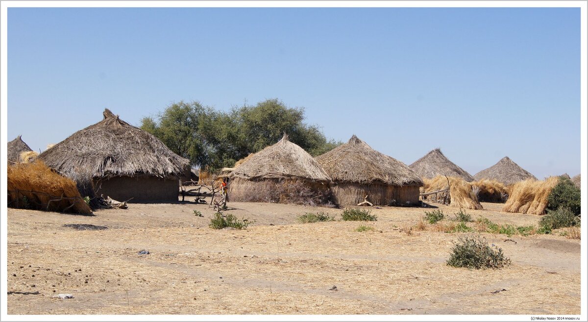 Африканская деревня Тьебеле