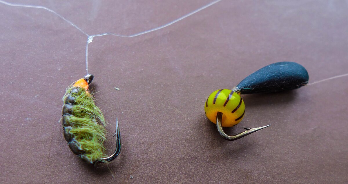 Фото автора. Обманка "Мухомормыш" и безмотылка "Лодочка".