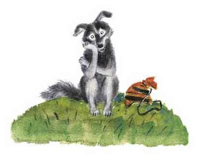 Давным-давно в лесу жила собака. Одна-одинешенька. Скучно ей было. Захотелось собаке друга найти. Такого, который никого не боялся бы.Встретила собака в лесу зайца и говорит ему: