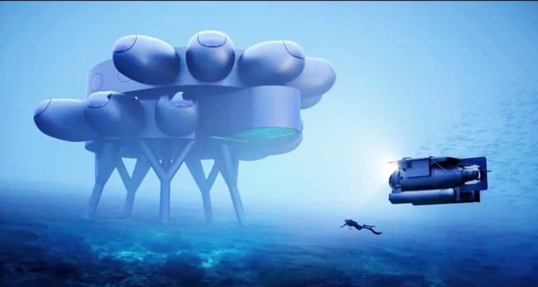 Учёные, технология, наука, океан, изучение