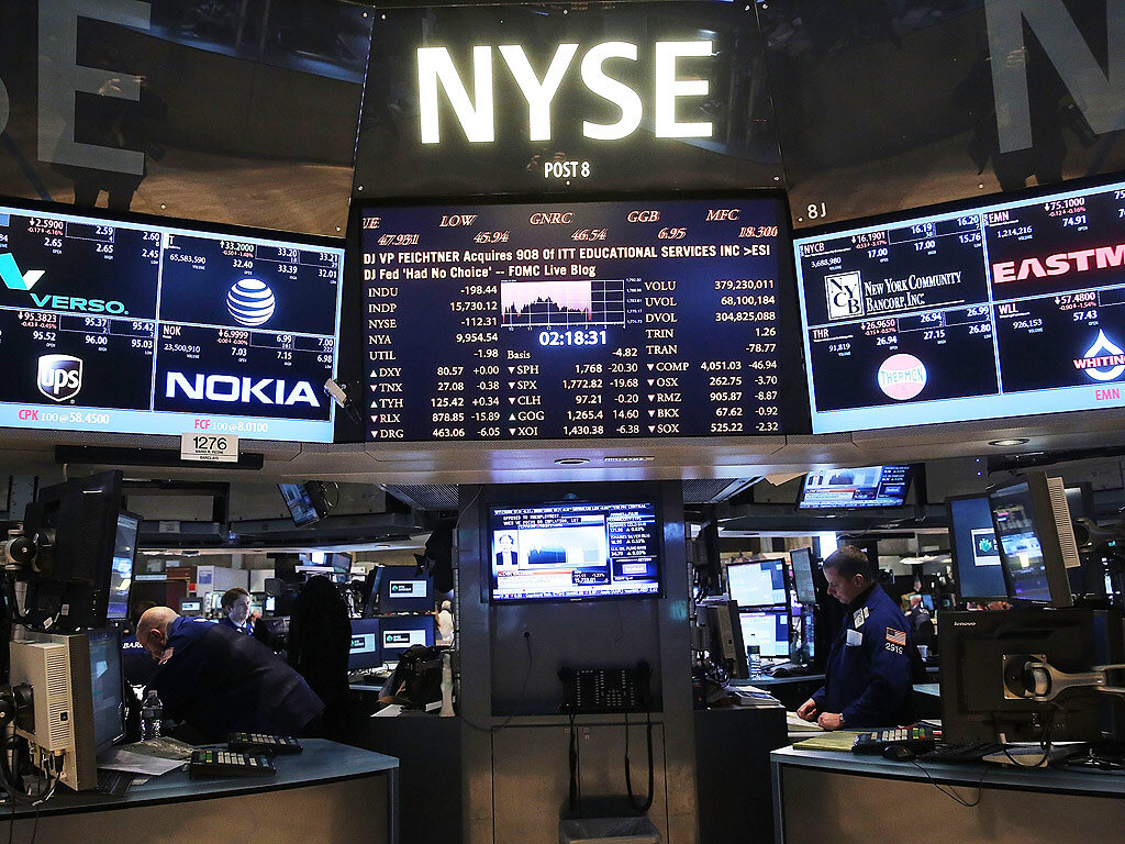 Нью йоркская фондовая биржа (NYSE) 2018 год (рис. 3)