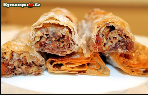 щрудел с ябълки (штрудель с яблоками)