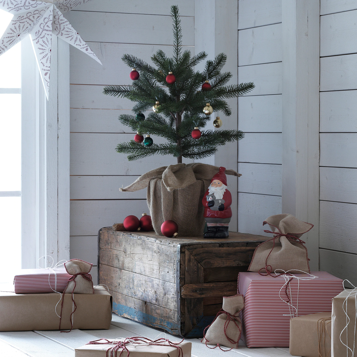 Новогодняя елка из Икеа в горшке