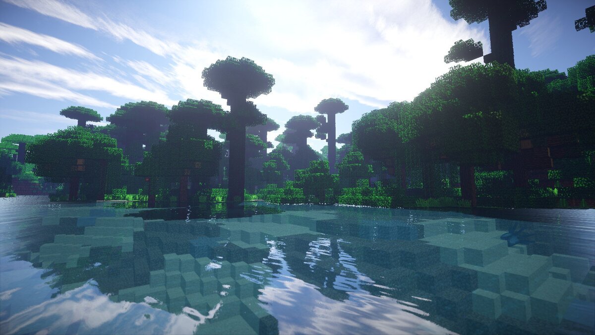 Minecraft с опупенными шейдерами