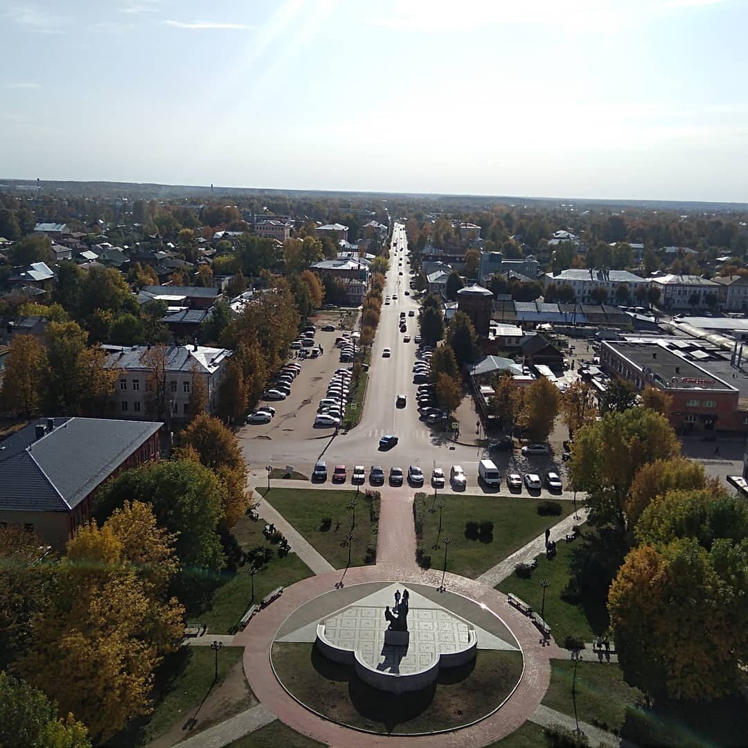 Г.Шуя Вид с колокольни Воскресенского собора.