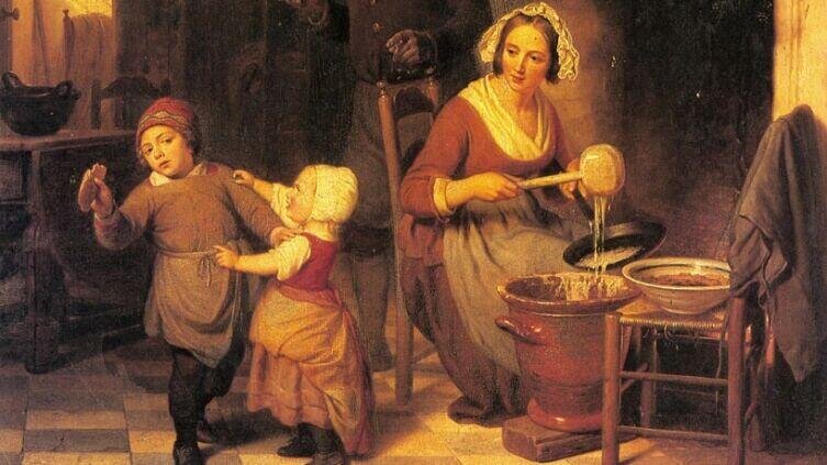 Базиль де Лозе "Печенье" (фрагмент) 1845 год.