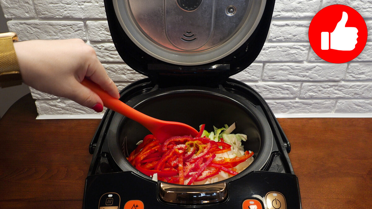 Тушеная капуста в мультиварке