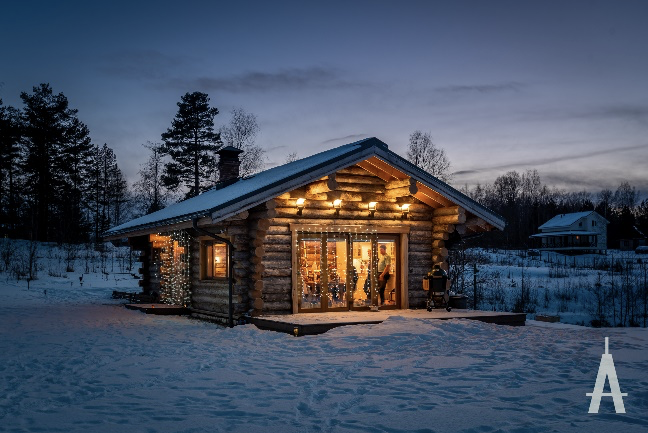 Общий внешний вид бани