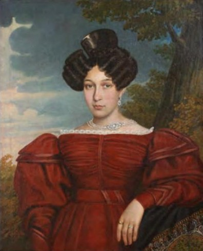 Аграфена Половцова на портрете В. Карстена (1831). Общественное достояние, https://commons.wikimedia.org/w/index.php?curid=38920891