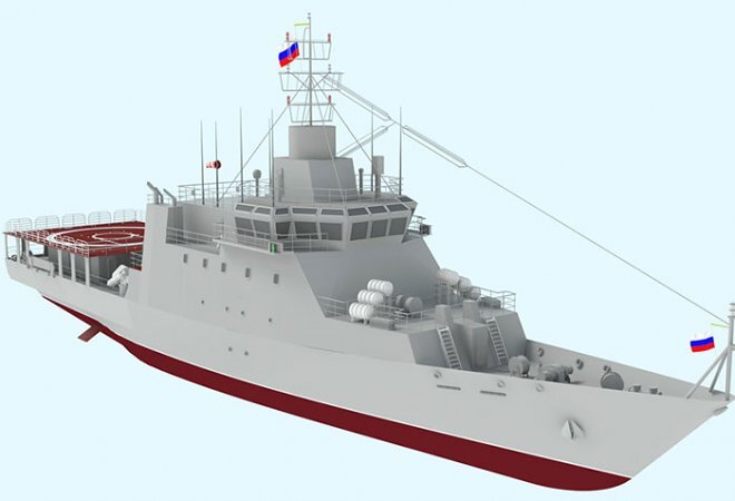 Спецсудно пр.14400, эскизное изображение