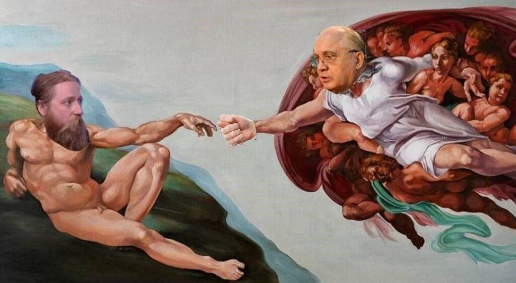 Коллаж автора по Яндекс Картинкам, отражающий настроение общества на данный момент