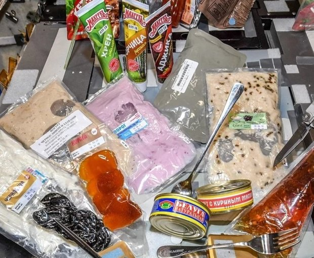 Рацион космонавта. Фото: pikabu.ru