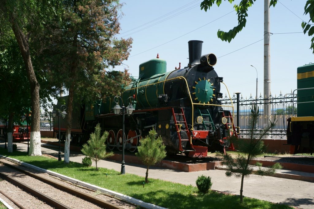 Экспозиционный паровоз в музее. Фото из сети.