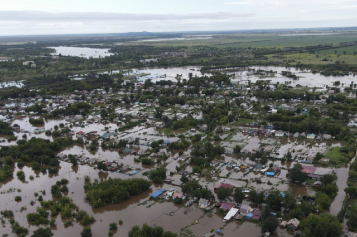    Вода уходит.