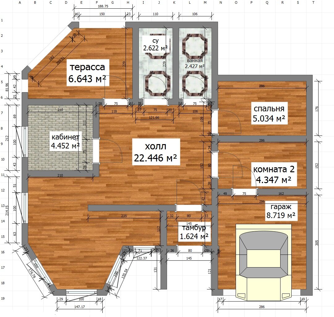 первый этаж. rostern.ru  РОСКОШНЫЙ ДЕРЕВЯННЫЙ ДОМ В 2 ЭТАЖА Д-810
