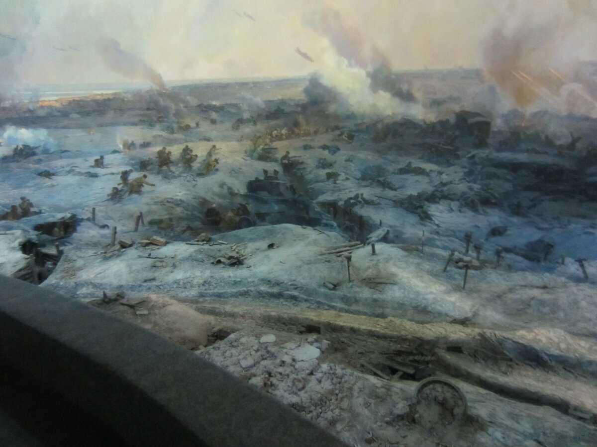 Музей-панорама в Волгограде, инсталляция внутри музея. Автор фото Волкова Татьяна