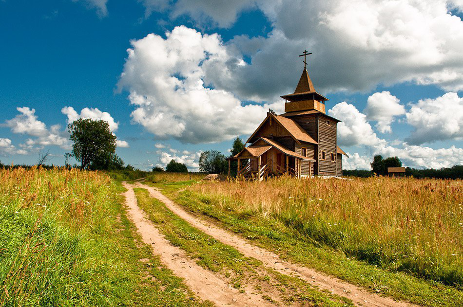 Фото деревенской церкви