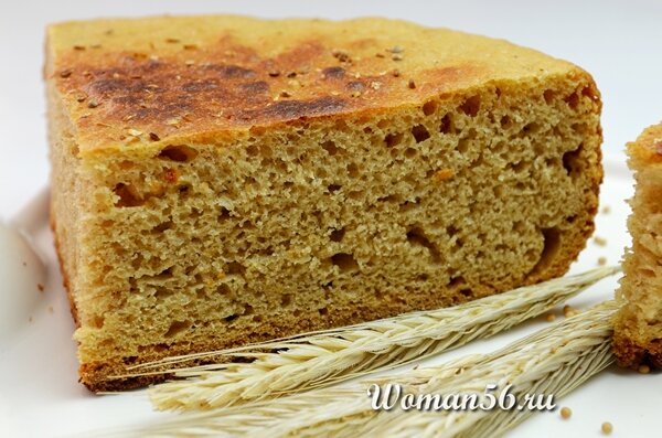   Хлеб из цельнозерновой муки в мультиварке