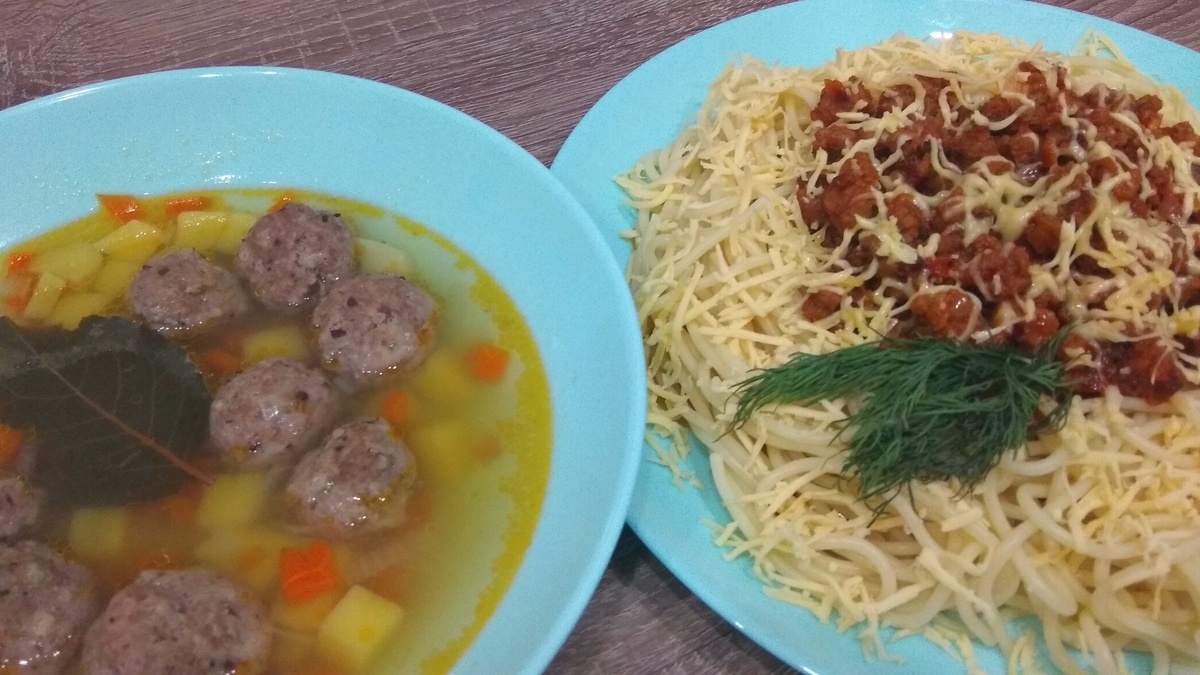 И первое, и второе всего из 1 кг фарша.