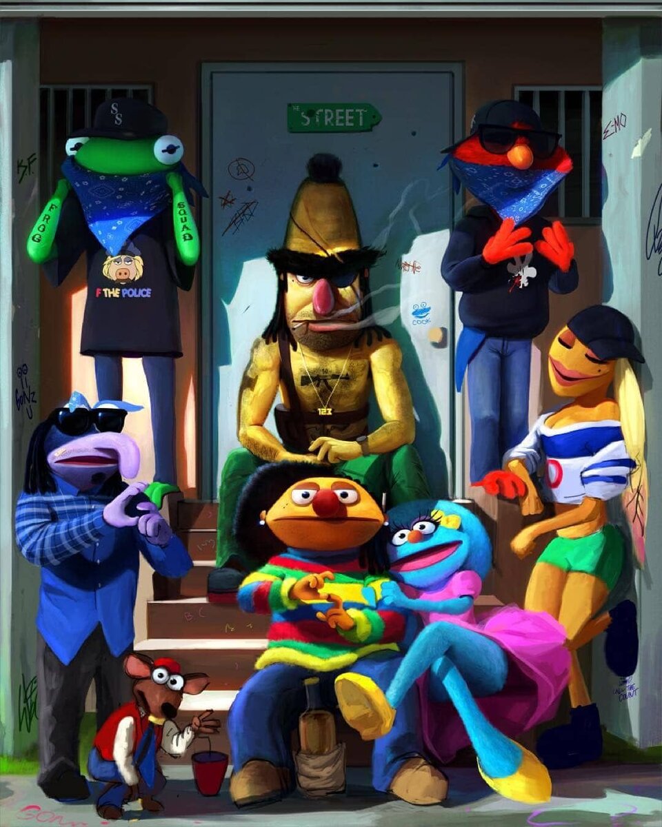 Улица Сезам — опасный район 