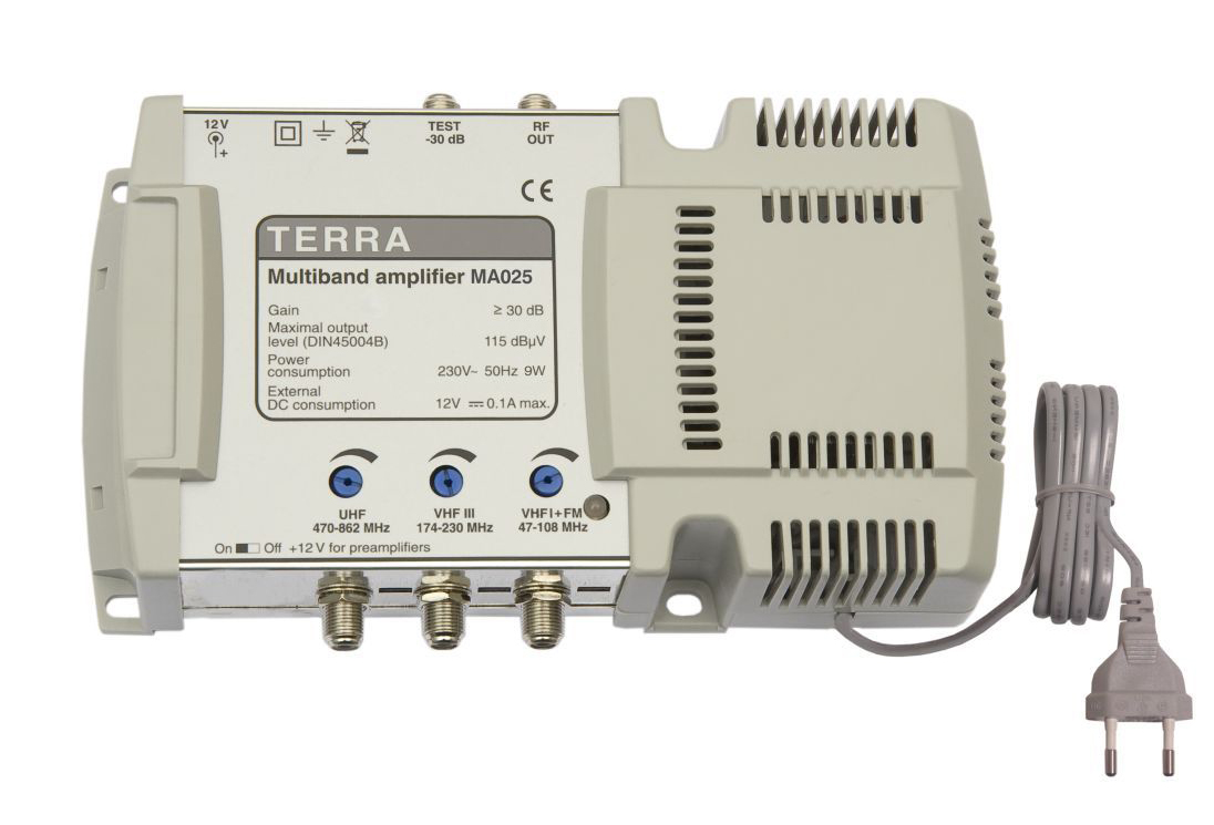 Усилитель антенный SWA-105 DVB-T2 25 dB