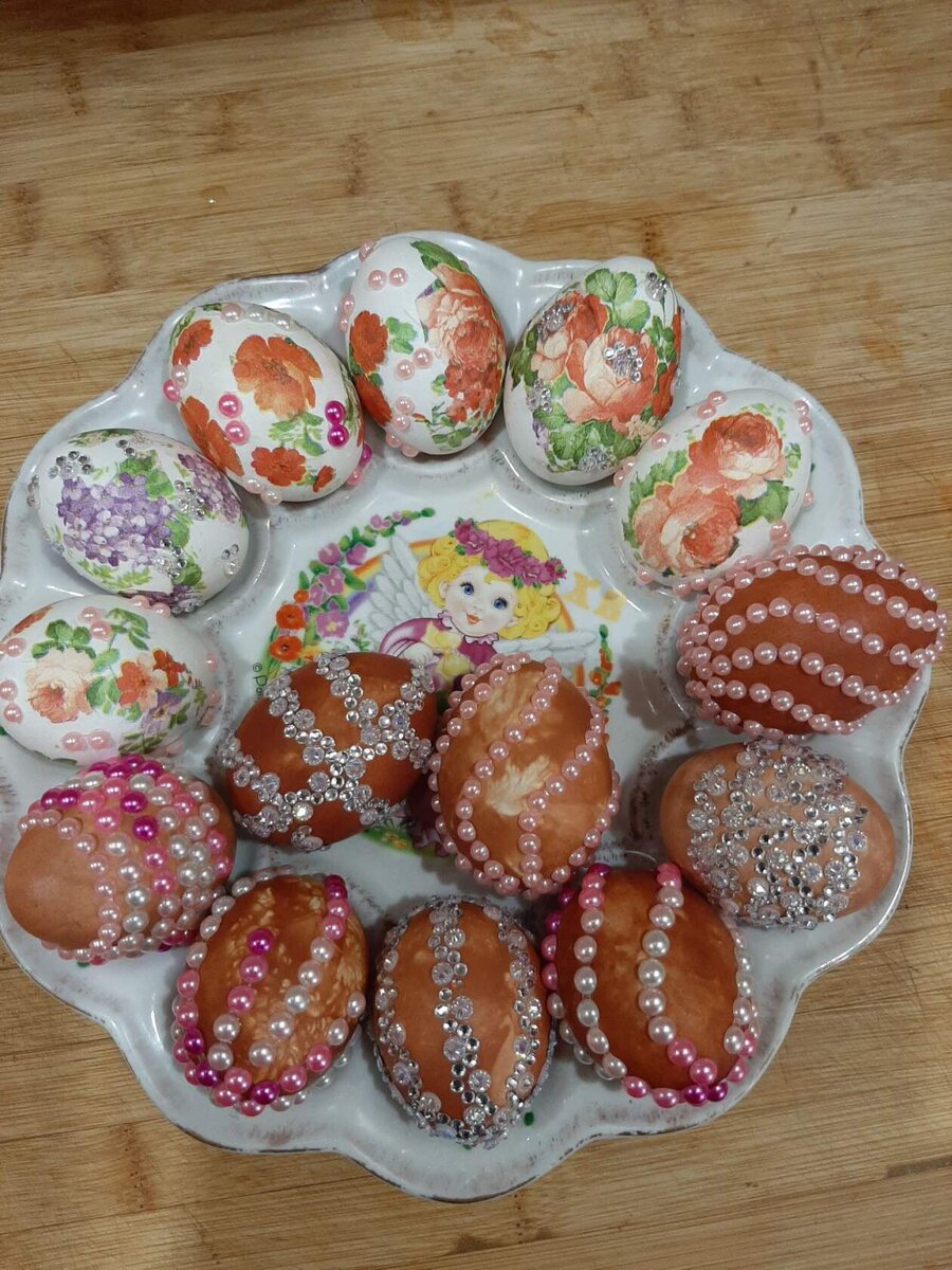 Авторское фото.В этом году у меня получились "яйца Фаберже"