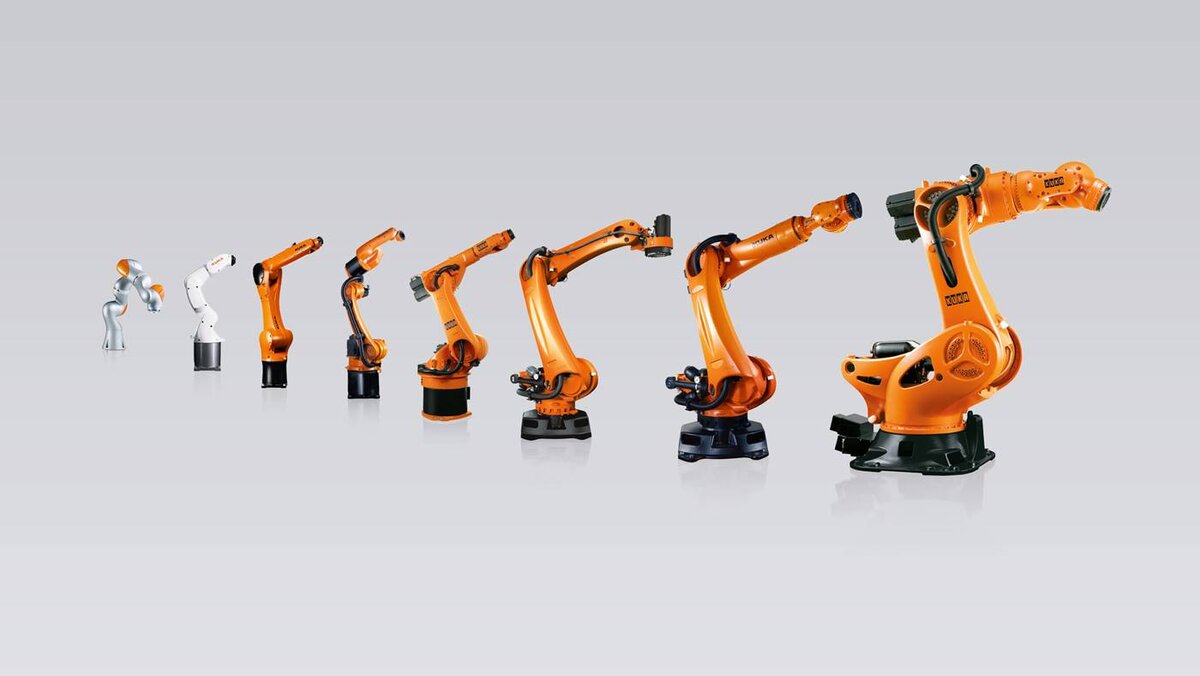 Различные модели роботов Kuka
