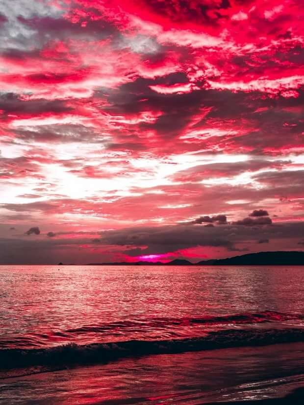 Малиновый закат 