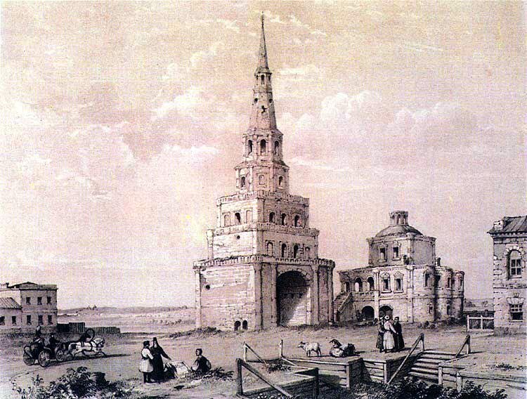 Гравюра E. Tournerelli, 1839 г. 