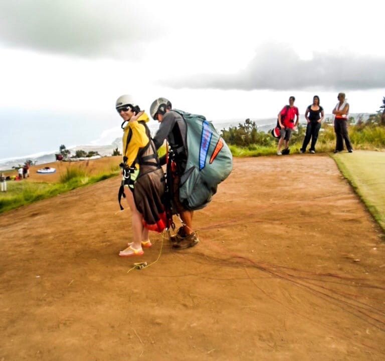 Готовимся к полету на параплане