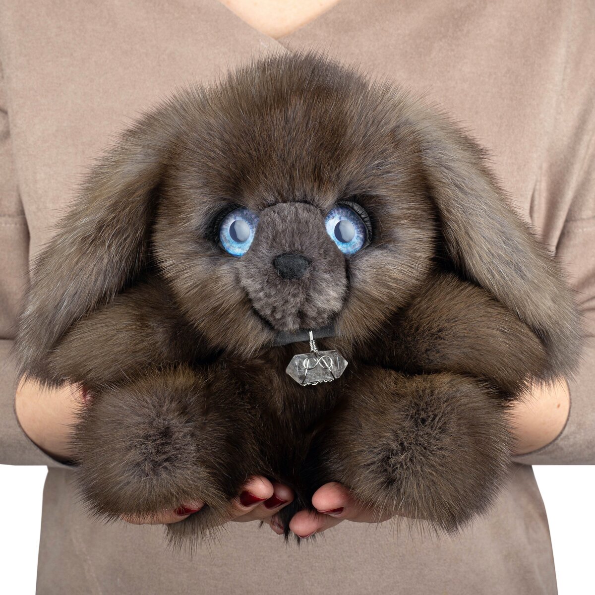 Мягкая игрушка Боня из натурального меха баргузинского соболя от Holich Toys