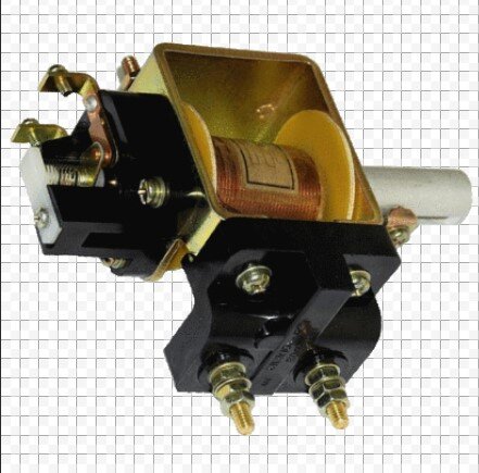 реле с блок-контактом фото пример