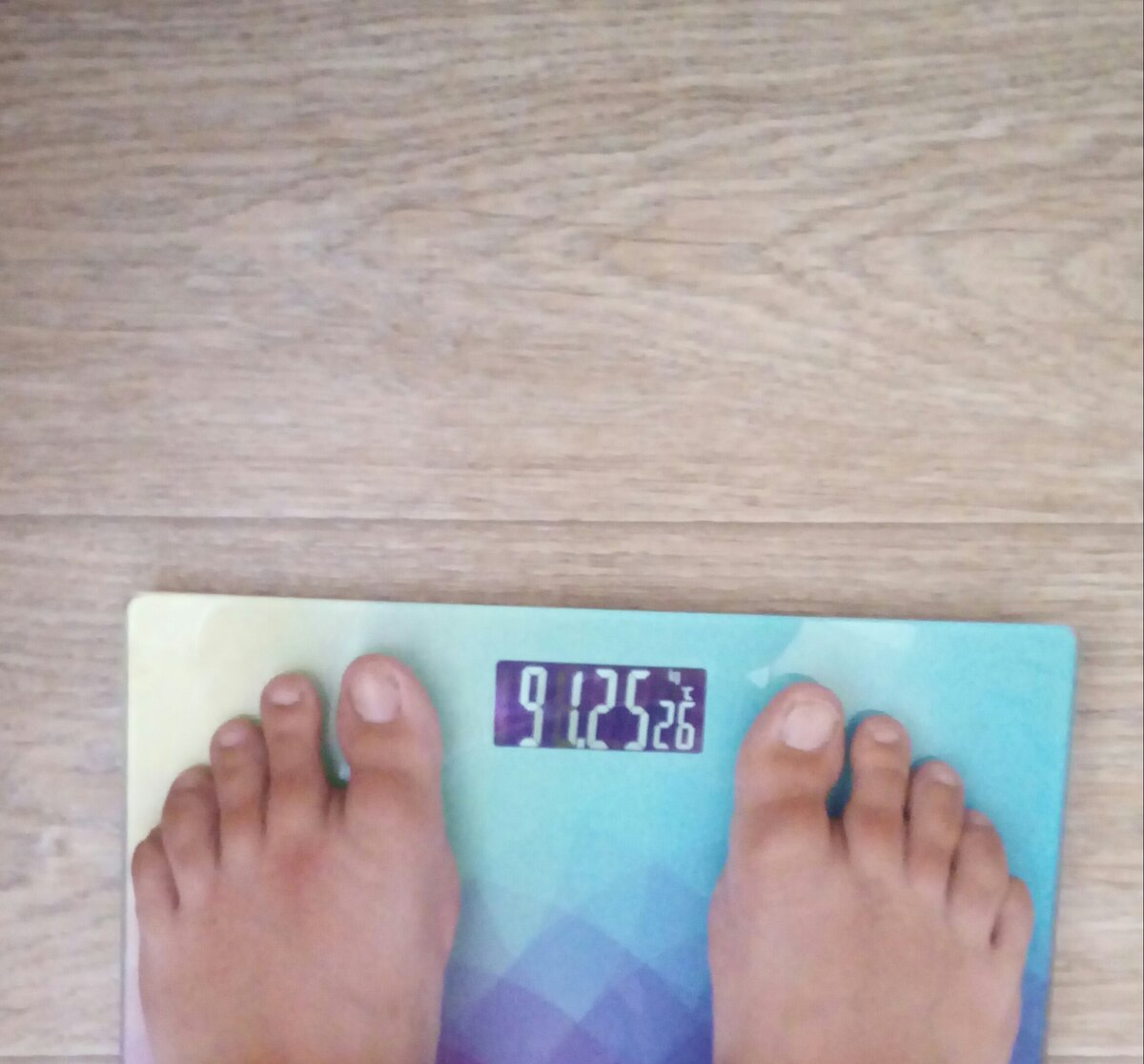 фото автора. мой вес через три дня интервального голодания