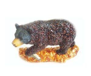 Медведь из янтаря сувенир мозаичные панно;