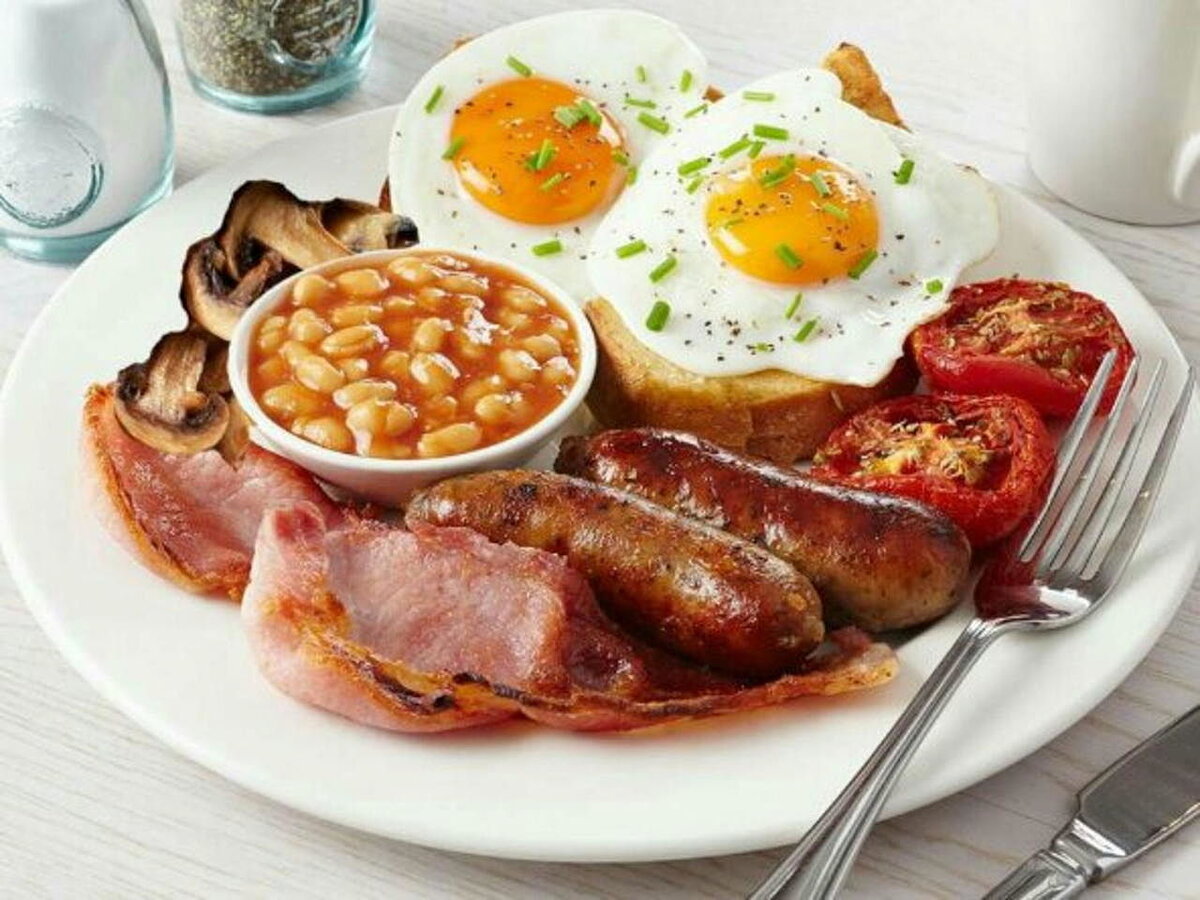 Традиционная английская кухня. Английский завтрак. Английская кухня. Традиционный английский завтрак. Британская кухня.