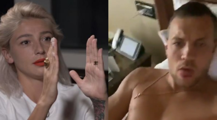 Ивлеева и кадр из ыидео