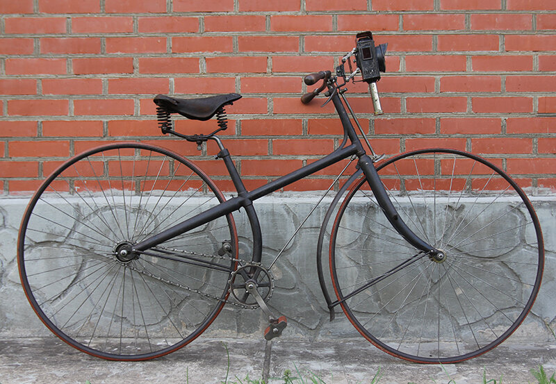 Велосипед Peugeot Freres 1889 года изготовления из коллекции  Веломузея Андрея Мятиева.