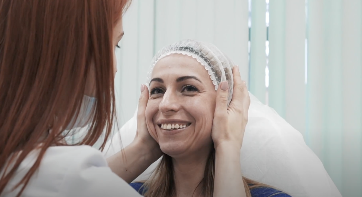 Пациентка Наталья перед процедурой