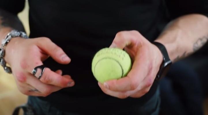 His grip