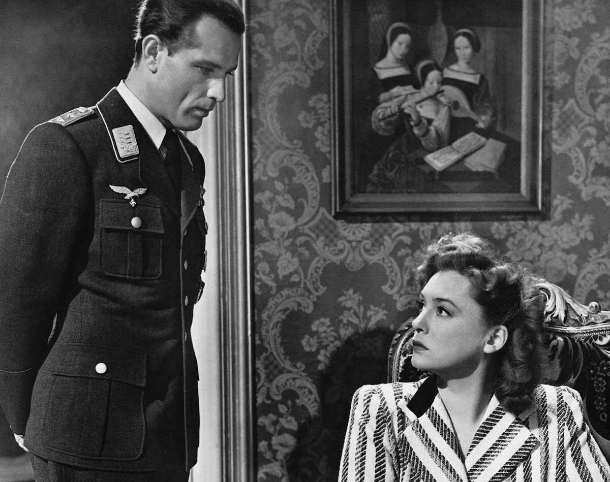 Кадр из фильма «Великая любовь», 1942 год. Режиссер Рольф Хансен.