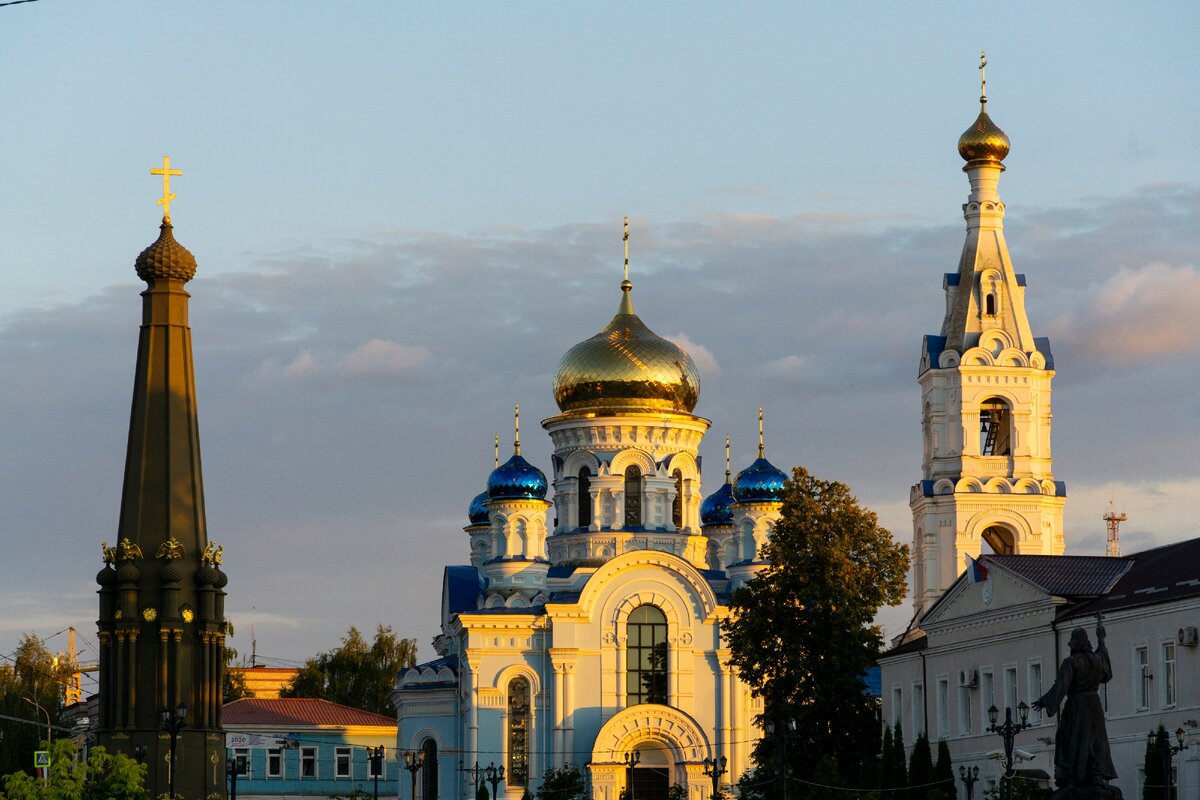 Малоярославец, закат. Фото моё