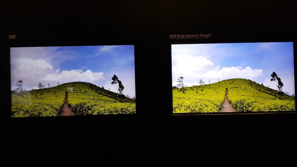 В темноте разница между SDR и HDR особенно видна. Источник: https://www.youtube.com/watch?v=NQIBdZ6JceM