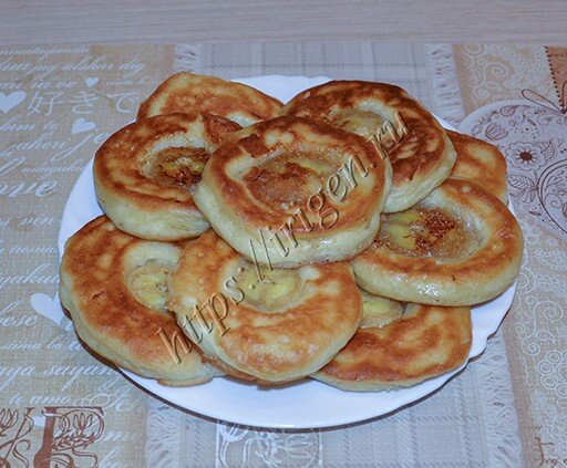 Оладьи с бананом