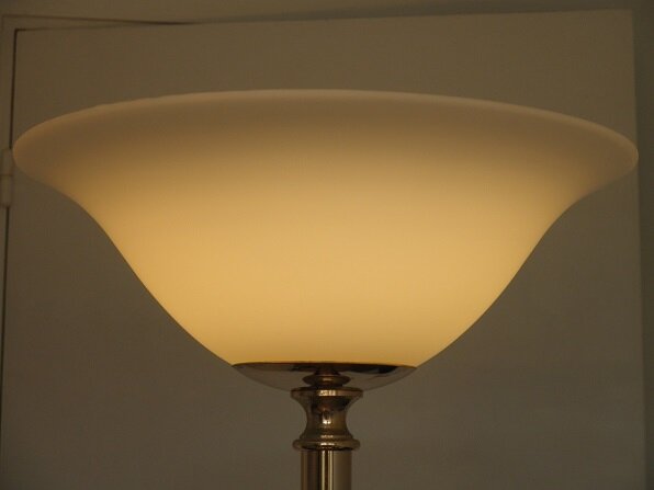 Абажур из матового стекла. Фото автора